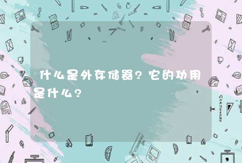 什么是外存储器?它的功用是什么?