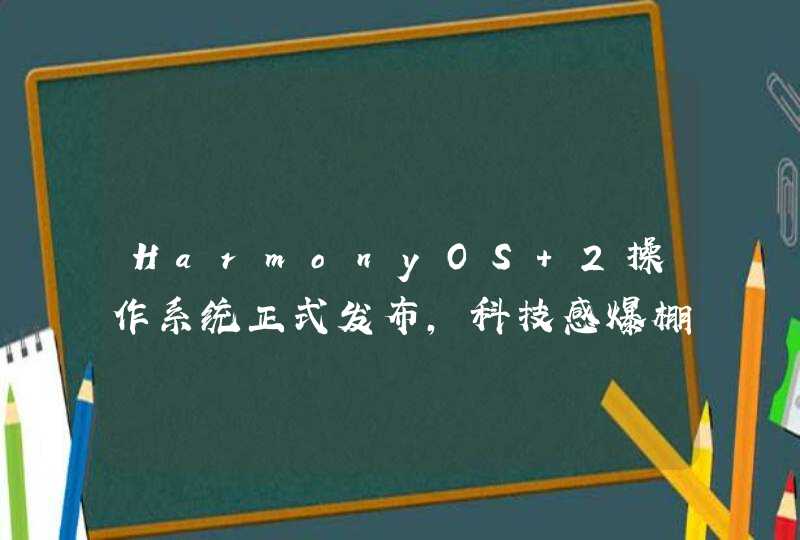 HarmonyOS 2操作系统正式发布，科技感爆棚,第1张
