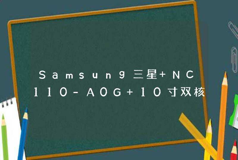 Samsung三星 NC110-A0G 10寸双核笔记本电脑 上网本 三年保修贵不贵