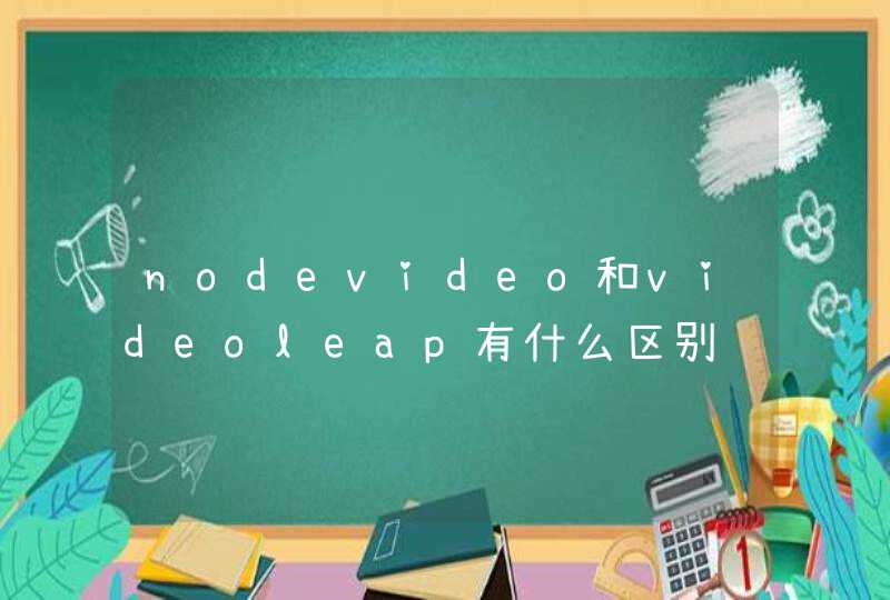 nodevideo和videoleap有什么区别,第1张