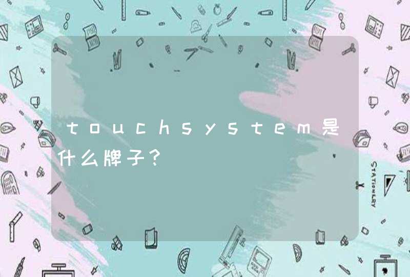 touchsystem是什么牌子?,第1张